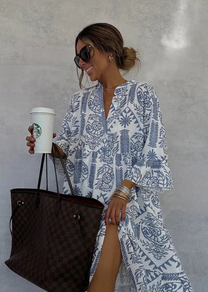 Lässiges Boho-Tunika-Kleid für jeden Tag – Produktansicht 2