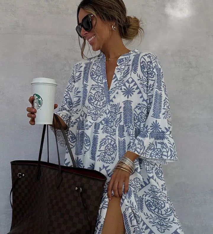 Lässiges Boho-Tunika-Kleid für jeden Tag – Produktansicht 2