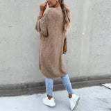 Langer Oversize-Cardigan aus lockerem Strick – Produktansicht 14