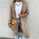 Langer Oversize-Cardigan aus lockerem Strick – Produktansicht 11