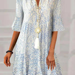 Elegantes Boho-Kleid mit bequemer Passform – Produktansicht 2