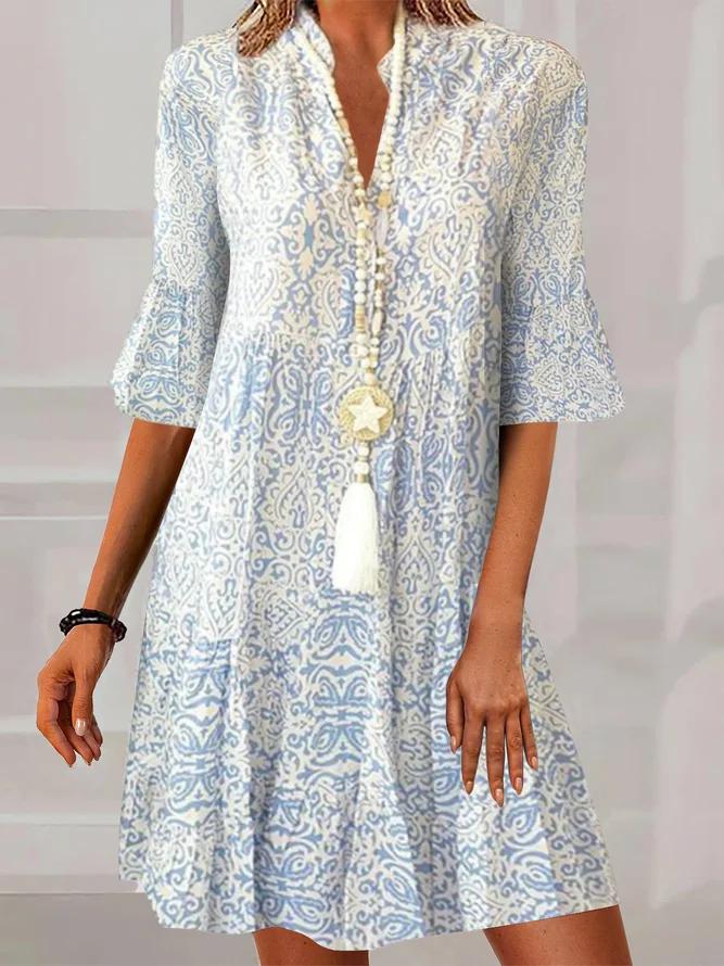 Elegantes Boho-Kleid mit bequemer Passform – Produktansicht 2