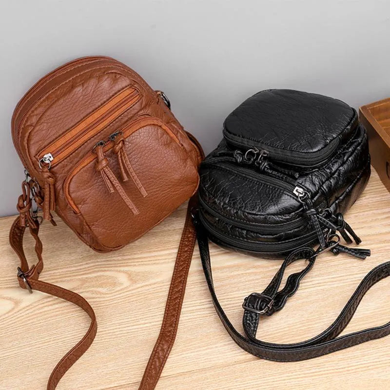 Elegante Ledertasche in schlichter Optik – Produktansicht 4