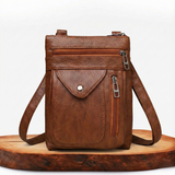 Vintage-Umhängetasche aus Leder – Produktansicht 1