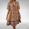 Bequemes Boho-Swingkleid – Produktansicht 4