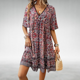 Bequemes Boho-Swingkleid – Produktansicht 3