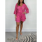 Elegantes zweiteiliges Ensemble mit Kleid mit Spitzendetails – Produktansicht 3