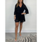 Elegantes zweiteiliges Ensemble mit Kleid mit Spitzendetails – Produktansicht 8