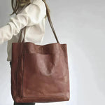 Klassische Handtasche aus Leder – Produktansicht 4
