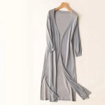 Langer leichter Cardigan für einen luftigen Look – Produktansicht 6