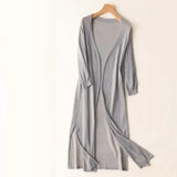 Langer leichter Cardigan für einen luftigen Look – Produktansicht 6