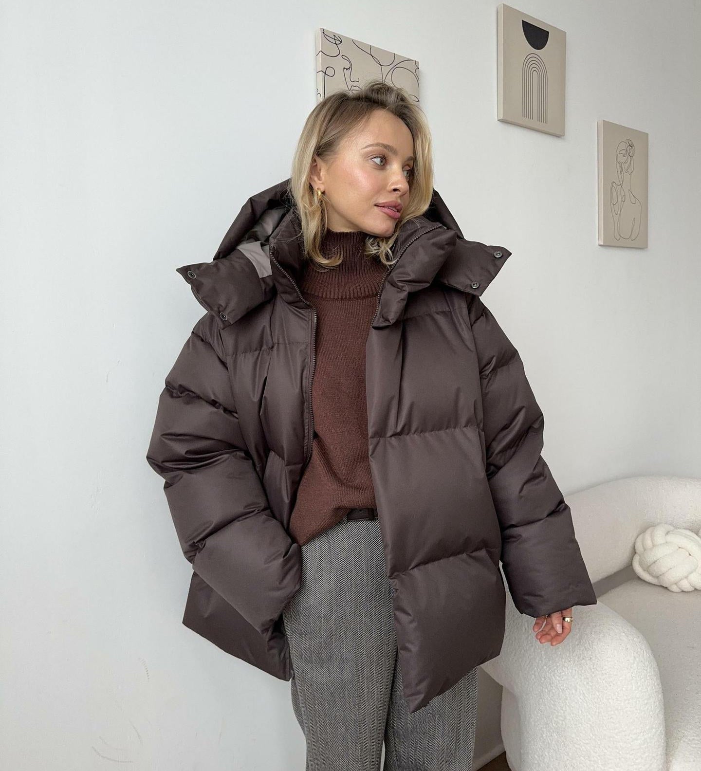 Damen-Pufferjacke – Produktansicht 3