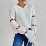 Bequemer Pullover mit Rundhalsausschnitt – Produktansicht 1