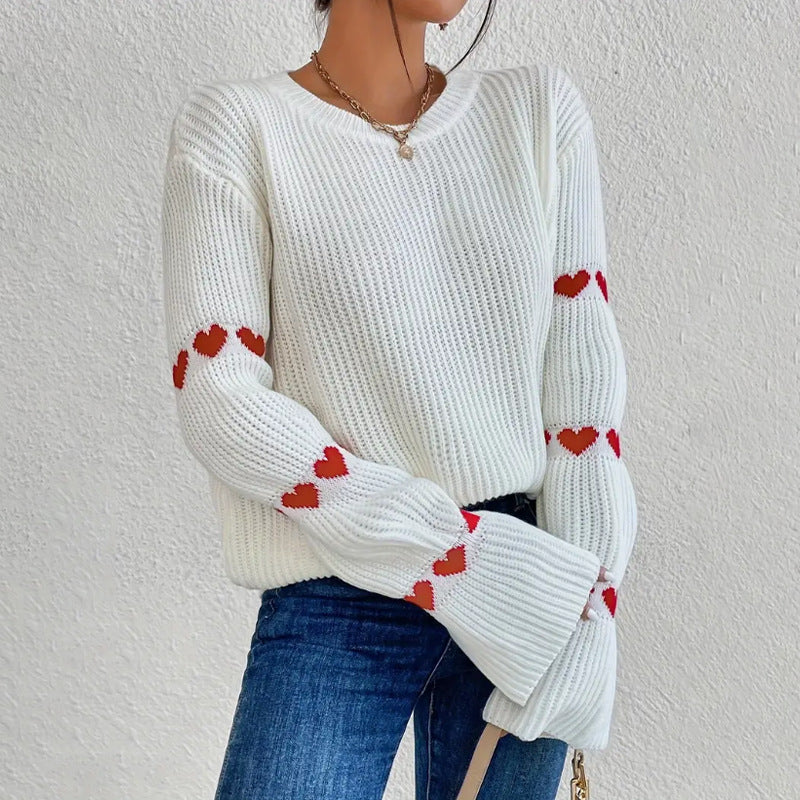 Bequemer Pullover mit Rundhalsausschnitt – Produktansicht 1