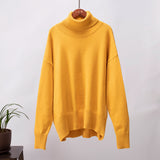 Luxuriöser weicher Rollkragenpullover mit Wollanteil – Produktansicht 14