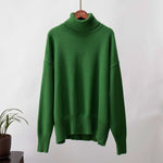 Luxuriöser weicher Rollkragenpullover mit Wollanteil – Produktansicht 13