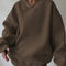 Unifarbener Pullover mit Rundhalsausschnitt – Produktansicht 8