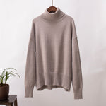 Luxuriöser weicher Rollkragenpullover mit Wollanteil – Produktansicht 12