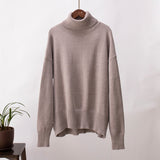 Luxuriöser weicher Rollkragenpullover mit Wollanteil – Produktansicht 12