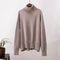 Luxuriöser weicher Rollkragenpullover mit Wollanteil – Produktansicht 12