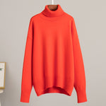 Luxuriöser weicher Rollkragenpullover mit Wollanteil – Produktansicht 5
