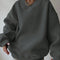 Unifarbener Pullover mit Rundhalsausschnitt – Produktansicht 10