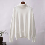 Luxuriöser weicher Rollkragenpullover mit Wollanteil – Produktansicht 2