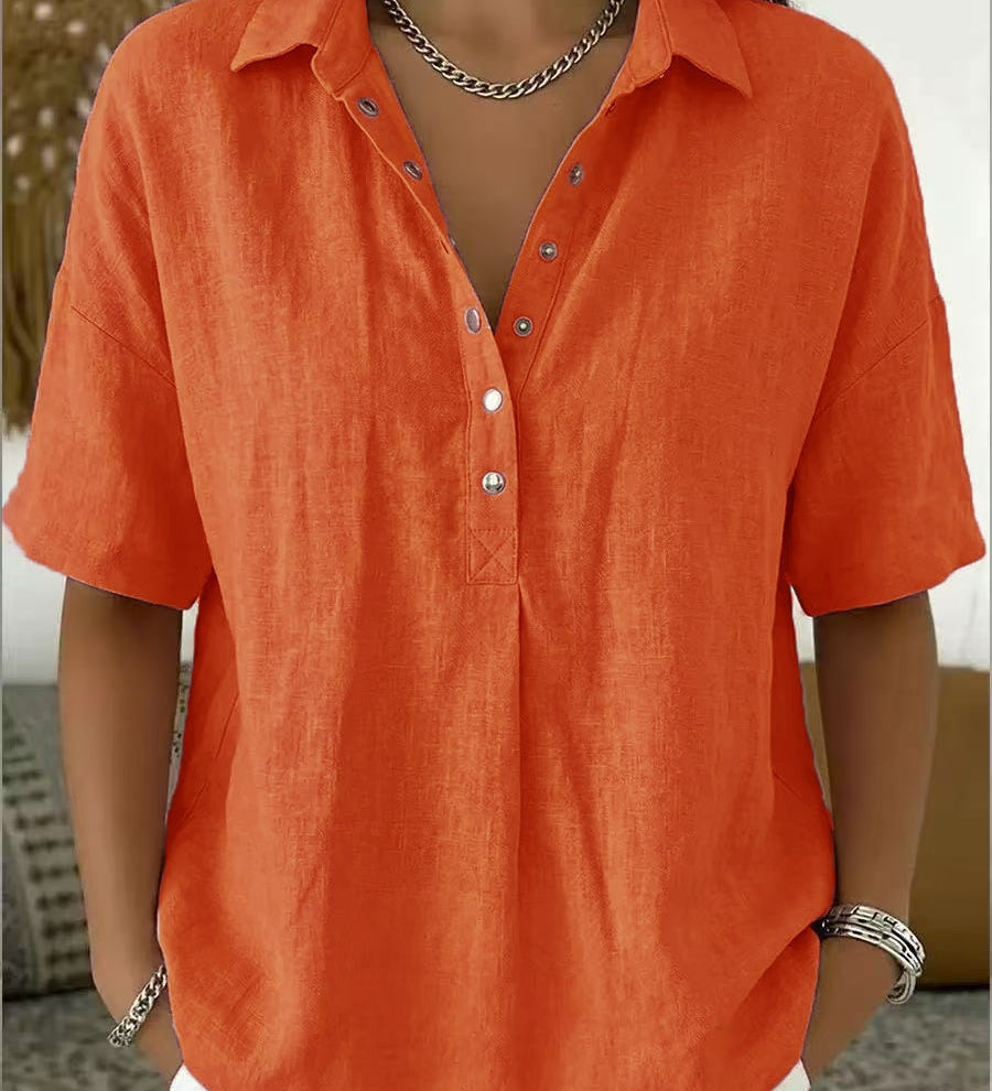 Stilvolle Bluse mit V-Ausschnitt – Produktansicht 8