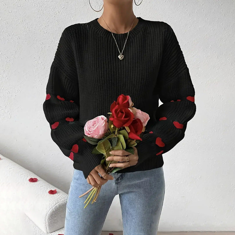 Bequemer Pullover mit Rundhalsausschnitt – Produktansicht 2