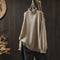 Weicher Oversize-Rollkragenpullover aus Rippstrick – Produktansicht 3