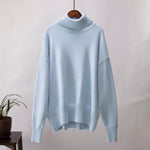 Luxuriöser weicher Rollkragenpullover mit Wollanteil – Produktansicht 11