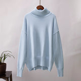 Luxuriöser weicher Rollkragenpullover mit Wollanteil – Produktansicht 11