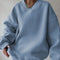 Unifarbener Pullover mit Rundhalsausschnitt – Produktansicht 7