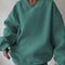 Unifarbener Pullover mit Rundhalsausschnitt – Produktansicht 12