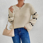 Bequemer Pullover mit Rundhalsausschnitt – Produktansicht 3