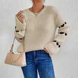 Bequemer Pullover mit Rundhalsausschnitt – Produktansicht 3