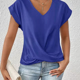 Elegantes T-Shirt mit V-Ausschnitt – Produktansicht 17