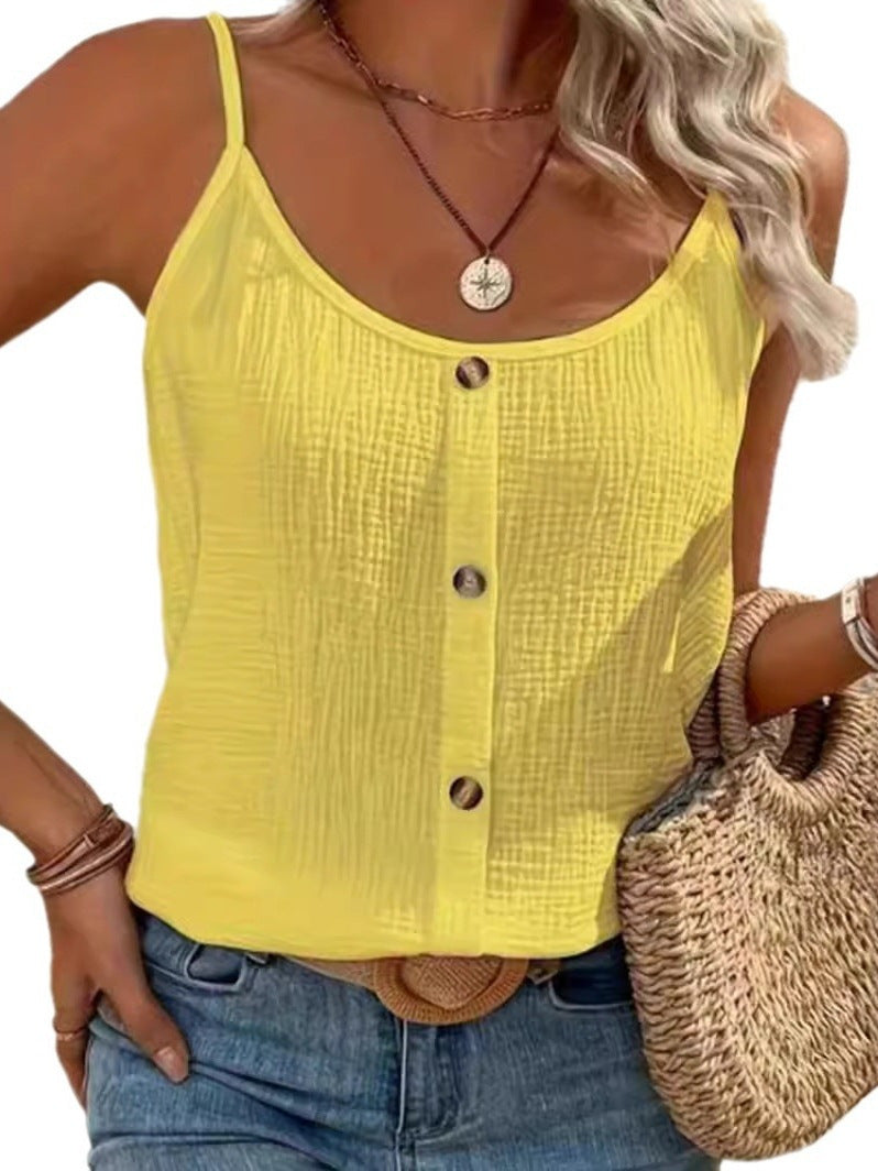 Bluse mit feinen Trägern und eleganter Silhouette – Produktansicht 10