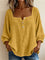 Bluse mit quadratischem Ausschnitt und 3/4-Ärmeln – Produktansicht 12