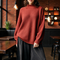 Gerippter Rollkragenpullover aus dicker Maschenware – Produktansicht 2