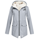 Lange Jacke mit Fleecefutter – Produktansicht 2