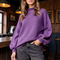 Gerippter Rollkragenpullover aus dicker Maschenware – Produktansicht 3