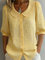 Florale Bluse mit Rundhalsausschnitt – Produktansicht 2
