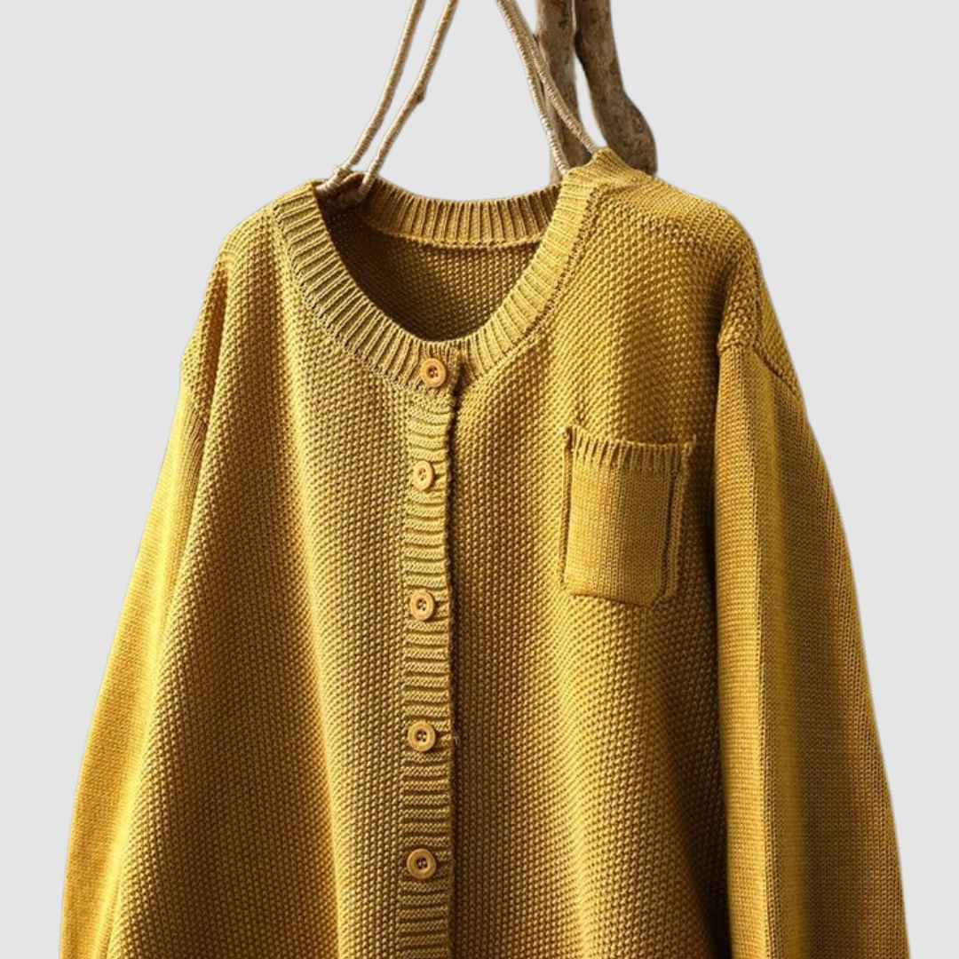 Warme Strickjacke aus besonders weichem Garn – Produktansicht 3