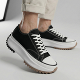 Bequeme Sneakers mit weicher Dämpfung in Lederoptik – Produktansicht 2
