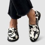 Bequeme Mokassins im Zebra-Design – Produktansicht 1