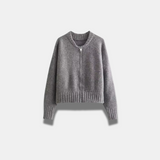 Vintage-Cardigan aus Wolle mit Rundhalsausschnitt – Produktansicht 3