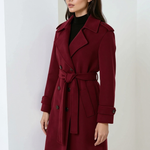 Langer Wintermantel für Damen – Produktansicht 3