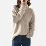 Luxuriöser Rollkragenpullover aus weichem Strick – Produktansicht 5