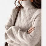 Luxuriöser Rollkragenpullover aus weichem Strick – Produktansicht 6